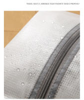 Bolsa de almacenamiento de zapatos a prueba de polvo, bolsa de viaje a prueba de agua, organizador de ropa, toalla, Maleta, paquete transparente de PVC portátil - details 8