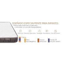 Cool Dreams - Cuna Indi 60 x 120 cm - Kit Colecho - Colchon Morfeo - Juego Sabanas