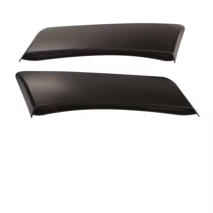 Par de cubiertas embellecedoras de puerta lateral trasera, palas de salida de aire, juego de protectores de marco de repuesto para Ford Mustang GT350 2015-2018 - 1