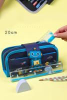 Estuche de Lápices Desmontable de Gran Capacidad Bolsa de Papelería Escolar con Dibujos Animados - details 12