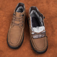 Zapatos de hombre al aire libre de terciopelo de piel de vaca de primera capa de cuero mate de alta calidad - details 15