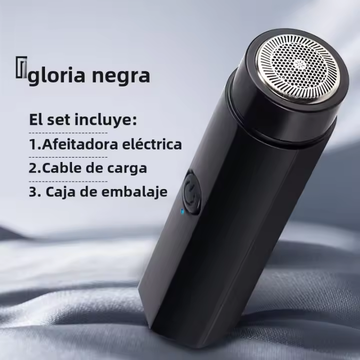 Mini Pistola De Acero Afeitadora Eléctrica, Explosión roja Portátil, Maquinilla Recargable, Dispositivo De Afeitar - 1