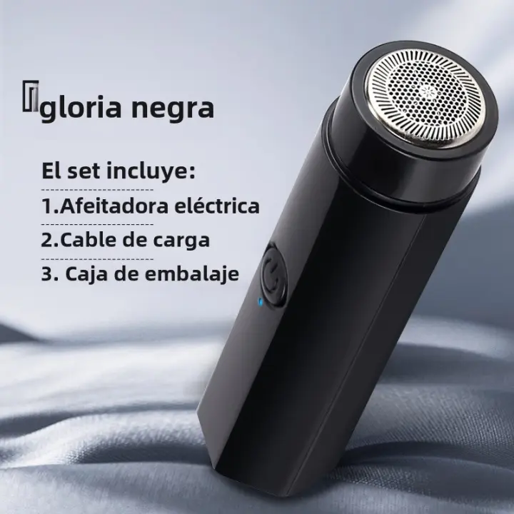 Mini Pistola De Acero Afeitadora Eléctrica, Explosión roja Portátil, Maquinilla Recargable, Dispositivo De Afeitar - 1
