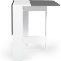 Mesa plegable para 2-4 personas, madera, blanco, madera de haya, 103 x 76 cm - details 15