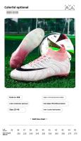 Botas de fútbol cruzadas juveniles cómodas para hombres de alta calidad con suela de tachuelas para uso deportivo - details 6