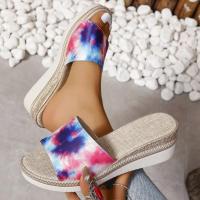 Zapatillas de tacón de cuña para mujer, zapatos de moda de verano - details 4