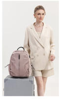 Mochilas al aire libre para mujer Mochila multifuncional para mujer con puerto de carga externo Mochila impermeable Bolsas de viaje para senderismo Preciosa moda Rosa - details 16