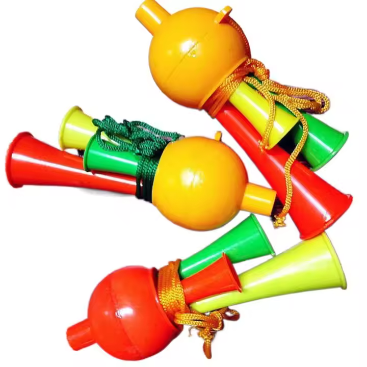 Bocina de plástico para repostaje de niños, cuerno de buey, juguete de animación, accesorios, Vuvuzela, juguete Noisemaker - 1
