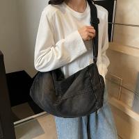 Bolso Tote Estilo Japonés Coreano para Mujer, Nuevo Diseño 2025 - Bolso Bandolera Versátil de Gran Capacidad para Viajes y Desplazamientos, Bolso de Hombro Casual Negro Duradero con Estética Minimalista - details 1