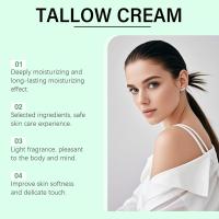 EELHOE Sebo de res alimentado con hierba para la piel Sebo de res batido orgánico Incienso y aceite de ricino Crema hidratante facial para cara Mano Cuerpo 100% puro cuidado de la piel facial natural para mujeres y hombres - details 2