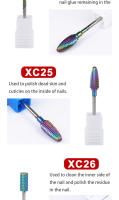 Recubrimiento de Uñas Herramienta de Pulido de Bit de Molienda de Carburo de Tungsteno para Máquina de Perforación de Uñas Arte Clavo Accesorio de Manicura Pedicura - details 8