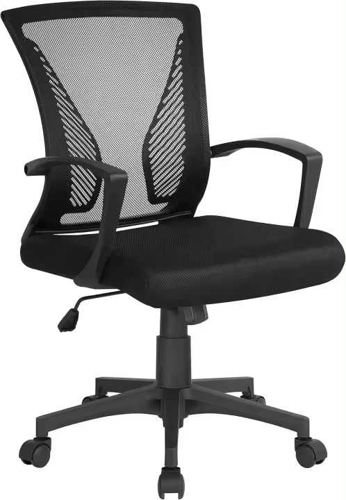 Silla de Oficina con Ruedas Regulable en Altura Múlti Color de Malla con Función de Mecedora Silla Escritorio para Despacho Silla de Estudio - 1