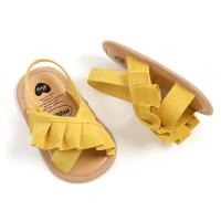 Sandalias de Punta abierta con volantes para niña, recién nacida, primavera y verano - details 11