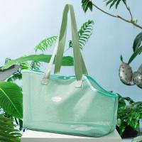 Bolso portátil de malla para cachorros y gatos, bolso de hombro suave y transpirable para cachorros, bolsas de viaje ligeras antiescape para mascotas - details 3
