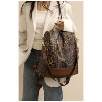 2025 nueva tendencia de moda mochila con estampado de leopardo simple mochila antirrobo de gran capacidad de viaje versátil informal para mujer - details 18