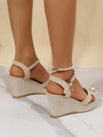 Nuevas Sandalias de Verano Estilo Europeo y Americano Sandalias romanas de plataforma impermeables con suela gruesa Sandalias de plataforma talla grande - details 4
