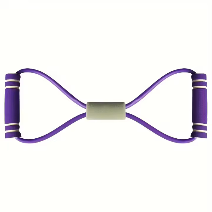 4pcs/set 8-shaped Tension Belt With Handles, Elastic Yoga Resistance Band - 1
