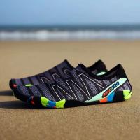 Zapatos de playa de secado rápido de alta calidad para hombres y mujeres 35-46 rendimiento antideslizante de malla de goma suave - details 5