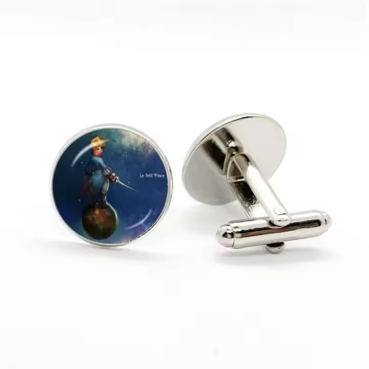 Gemelos de hombre Le Petit, joyas del Principito, cuentos de hadas, accesorios Tre - 1