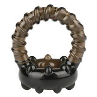 Anillo de restricción de escroto masculino Dual, anillos de eyaculación retardante, dispositivo de castidad extensor, Juguetes sexuales para hombres - details 4