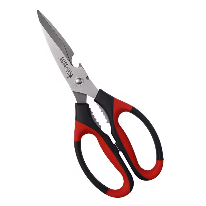 Tijeras multifuncionales de hueso de pollo poderosas tijeras grandes, Suplemento doméstico de acero inoxidable, tijeras de cocina de barbacoa de cebolla verde - 1