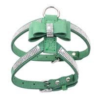 con lazo de imitación de diamante brillante, correa para el pecho para perros pequeños y medianos, antirotura - details 6