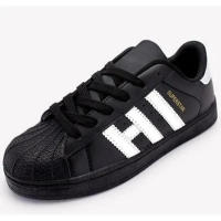 Zapatillas de deporte de diseñador para hombre, deportivas para correr, para mujer, baloncesto al aire libre, zapatillas planas transpirables blancas para caminar, zapatos informales - details 7