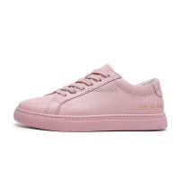 Nuevos zapatos deportivos de patinaje para mujer blancos de diseñador de vaca de cuero genuino a la moda, marca de precio bajo para comerciantes de zapatos - details 10