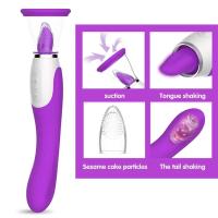 Leten-vibrador para chupar y lamer Vagina para adultos, succión Oral, clítoris, estimulación del pezón, masajeadores, masturbación femenina, juguete sexual erótico - details 3