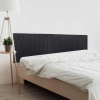 Cabecero de Madera reciclada DM Estilo Palet Vertical Cama Palets Herrajes incluidos (150cm, Madera Natural) - details 13