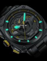 Reloj de Pulsera de Cuarzo de Marca Superior Rueda de Coche NIBOSI Impermeable Deportivo Luminoso de Acero Inoxidable Estilo Formal - details 4