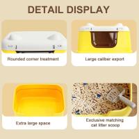 Caja de Arena para Gatos Grande Cama de Literia Antideslizante con Mango Ideal para Razas Grandes - details 9