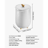 Calentador de Toallas SucceBuy de 20L con Luz LED, Temporizador y Ajustes de Temperatura Ajustables, Ideal para Calentar Toallas y Mantas en Baños, Spas u Hogares, Gris - details 9