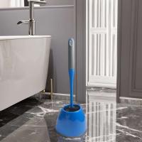Juego de baño doméstico respetuoso con el medio ambiente, cepillo de limpieza eléctrico sostenible de 360 ​​grados, TPR y PP azul - details 4