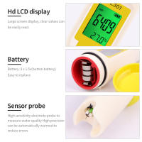 Bolígrafo Detector de calidad del agua 5 en 1, medidor de cloro, PH, H2, ORP, TEMP, CL2, probador, multifunción, Monitor de cloro para piscina, Spa - details 40