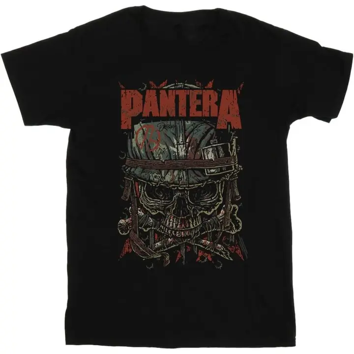 Camiseta de calavera Revolution para hombre, Pantera - 1