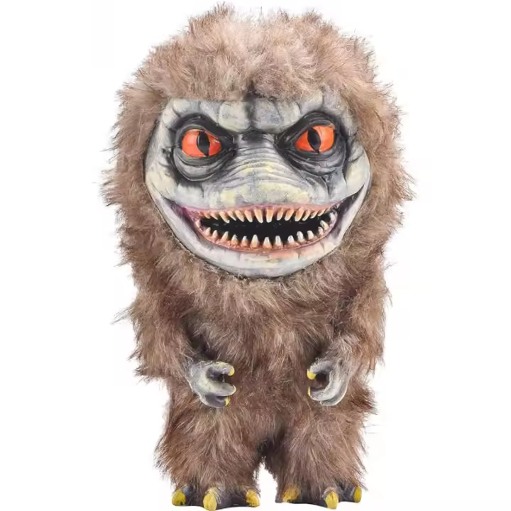 Alien Monster Prop Doll, marrón divertido, espacio feo, escribir, regalos de terror para coleccionista adulto, Halloween, cumpleaños - 1