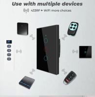 WiFi Smart Switch Interruptor Táctil Temporizador de Pared 220V Sin Cableado Neutro Graffiti Smart Life Panel de Interruptores de Control de Luz - details 19