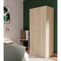 Armario de Dormitorio de Roble Cambrián 2 Puertas, Tamaño 180x79x52 cm, Diseño Moderno para Organización - details 1