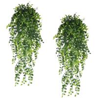 Plantas artificiales de ratán persa, colgante de enredo verde falso, plantas de plástico resistentes a los rayos UV para exteriores, decoración para fiesta de boda - details 9