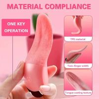 Leten-vibrador realista para lamer la lengua, estimulación del clítoris, mamada, orgasmo femenino, Juguetes sexuales para adultos para mujeres - details 3