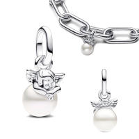 Colgante de Perla de Ángel de Plata Esterlina 925 Nuevo para Hacer Joyas en Verano 2024 - details 2