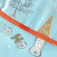 Babero de manga larga para bebé, bufanda con estampado de dibujos animados, impermeable, paño para eructar - details 7