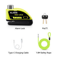 Elepow-sistema de alarma antirrobo para bicicleta, accesorio de bloqueo de freno de disco, recargable, 120dB - details 10