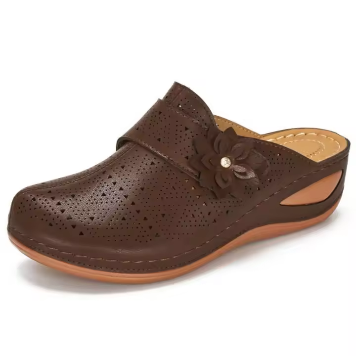 Sandalias de tacón de cuña de verano para mujer - 1