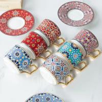 Conjunto de Taza de Café de Lujo Estilo Marroquí Cerámica Ideal para Cappuccino, Latte, Espresso - details 3