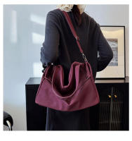 Quiero este bolso de gran capacidad, bolso de hombro informal de moda, bolso vintage mate para las axilas - details 21
