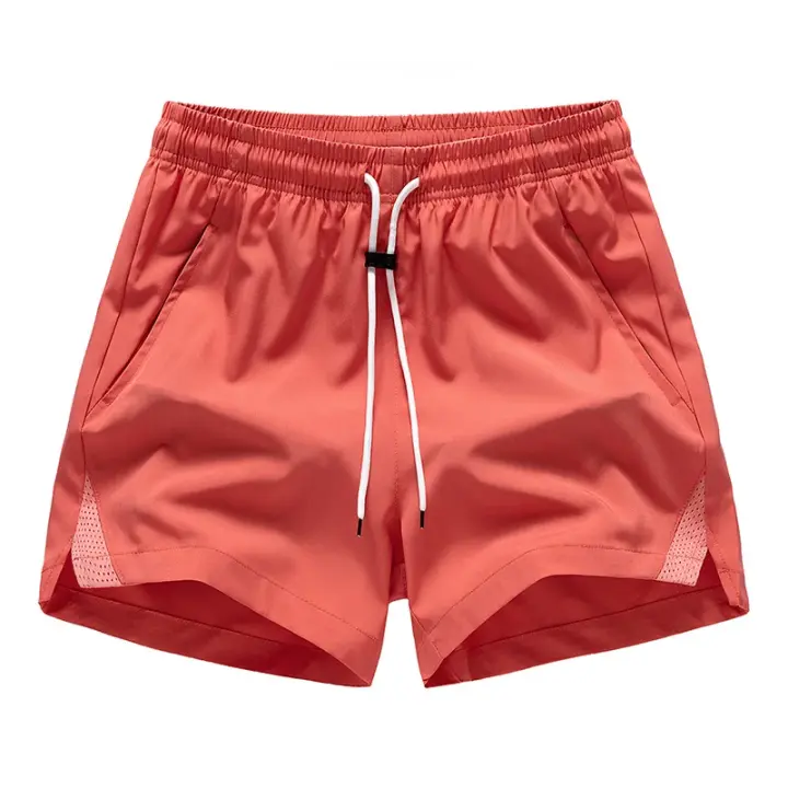 Pantalones cortos de nailon para hombre, pantalones cortos deportivos de secado rápido para entrenar, correr y gimnasio, talla grande - 1