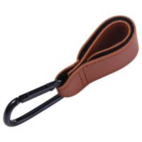 Bolsas colgantes giratorias de cuero PU, mosquetón de aleación de aluminio, ganchos para cochecito, Clips, gancho para cochecito, organizador de carrito, bolsa de bebé, gancho para cochecito - details 7