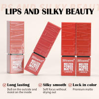 Bsimone Premium Matte Lipstick Texture Otoño e Invierno Lápiz labial hidratado y seco que produce color - details 4